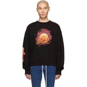 Off-White Black Hands and Planet Sweatshirt Large New Virgil Abloh